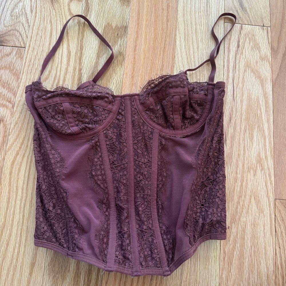 Urban outfitters out from under corset top
